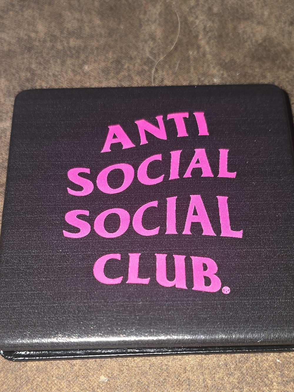 New Anti Social Social Club ASSC Folding Square Compact Pocket Dial Mirror